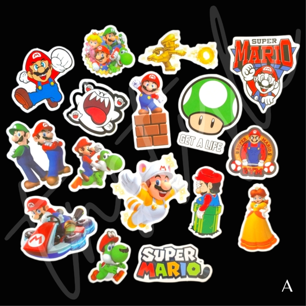 5/$20 Super Mario Bros Stickers